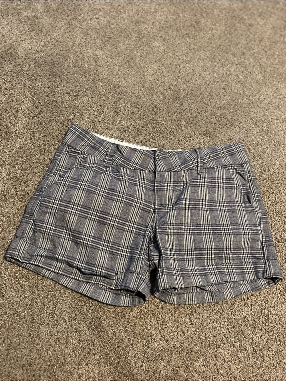 Dear John Plaid Shorts in Black and Gray